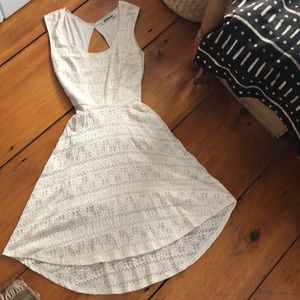 Cream lace dress